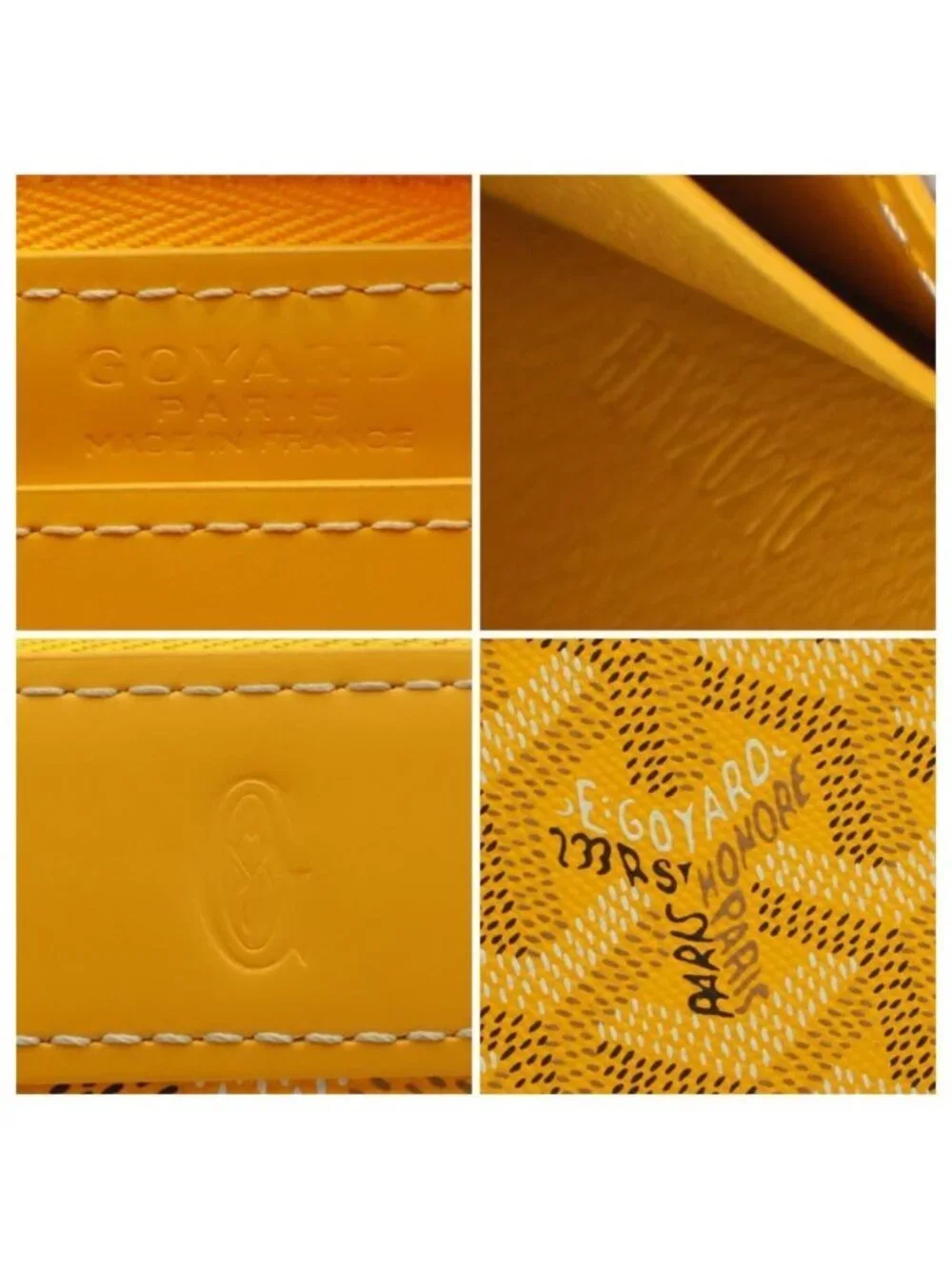 Goyard Matignon PM Compact Wallet Yellow